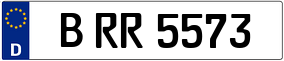 Truck License Plate